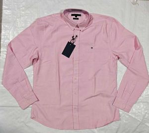 Tommy Hilfiger Pink Striped Oxford Shirt