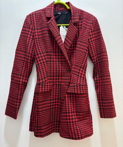 ZARA Houndstooth Blazer Dress with inbuilt skort.
