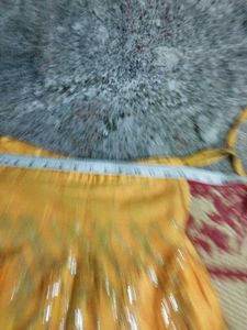 Beautiful Yellow Sequin Ethnic Skirt