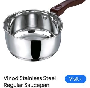 Vinod Stainless Steel Saucepan + Vegetable Chopper