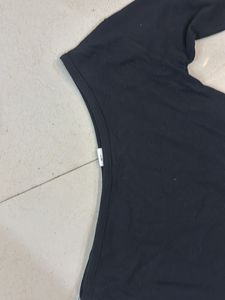 Chic Black Long Sleeve Top