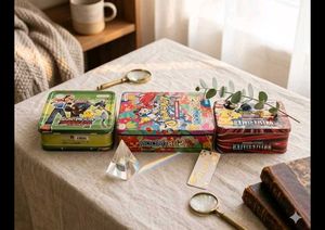 Set of 3 pokemon tin box