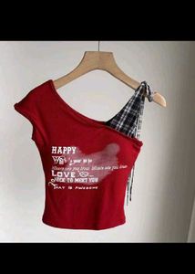 cute viral red top