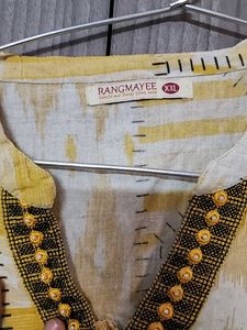 Anarkali Cotton Kurti
