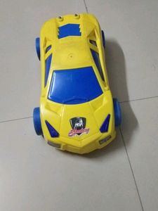 Sparkling ✨ Yellow Blue Car Medium Size For Kids