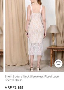White Lace Sheath Dress