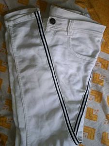 Classic White  jeans Pants