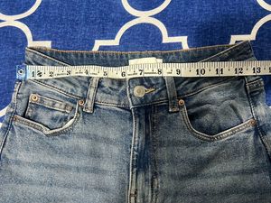 H&amp;M Flared Blue Denim Jeans