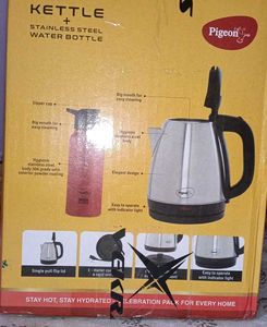 Pigeon Kettle + Water Bottle Set