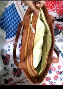 Unused Stylish Brown Tote bag with Tassels – Store
