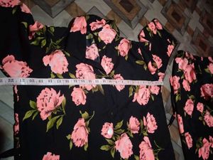 Floral Print Kurta and Palazzo Set