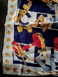 Rare Find Vintage CELINE 90s Cotton Scarf