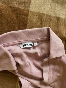 Sleeveless Polo Crop Top