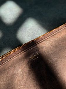 Celine duo Leather Clutch