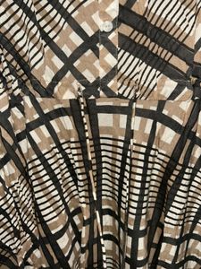 Checked Flared Dress(Xs) with gift