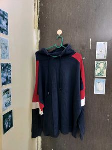 Korean Oversized and baggy Cozy Colorblock Hoodie
