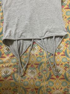 Grey Sleeveless Bodysuit