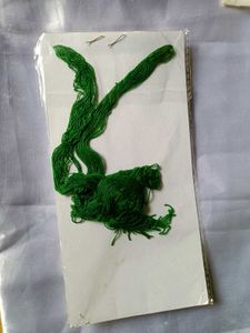 Handmade Green Beaded Necklace &amp; Earrings