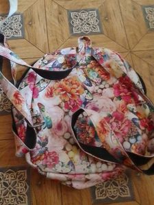 Floral Print Backpack