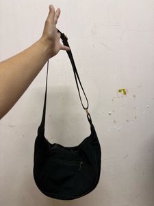 Classic Black Hobo Shoulder Bag