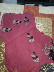 Embellished Silk Blouse