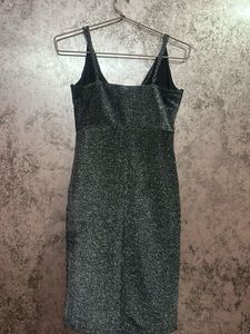 Sparkly Black Spaghetti Strap Dress
