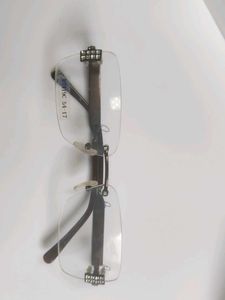 Rimless Eyeglasses with Crystal Accents