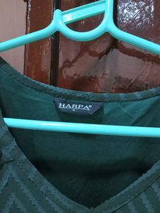 Dark Green Colour Top