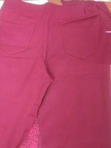 Stylish Maroon Pants