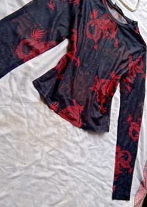 🍷Y2K grunge gothic baddie top🍷