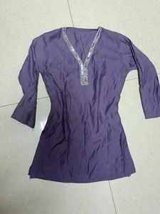Beautiful Purple Kurta