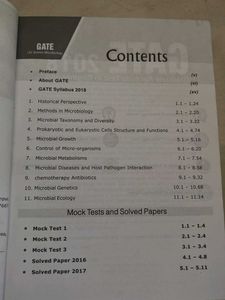 Life Science Microbiology GATE 2018