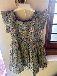 Adorable Floral Print Dress for Girls