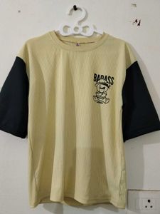 Cool Cartoon Bear Graphic T-Shirt