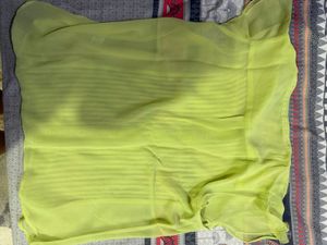 Sheer Lime Green Blouse