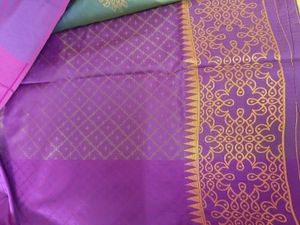 Elegant Semi Silk Saree with Rich Border