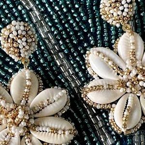 Seashell Flower Earrings🤍