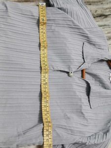 Pleated Grey Kurti
