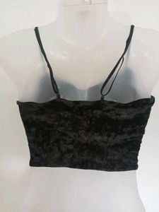Black Velvet Cami Top