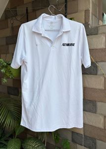 ATHRISE White Polo T-Shirt