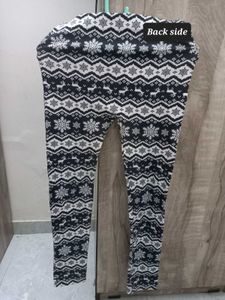 Patterned Winter Leggings