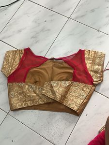 Stunning Red &amp; Gold Lehenga Choli Set