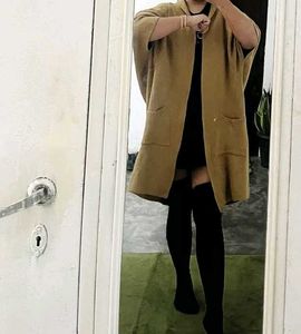 Tan Knit Cardigan