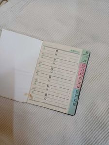 Vintage telephone diary