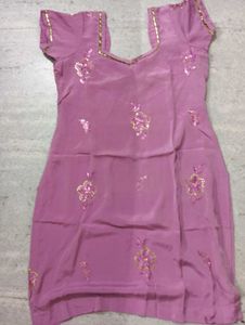 Beautiful Stitched Kurta Set For Party Wear