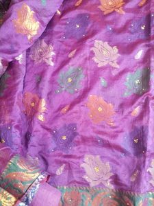 Beautiful Purple Saree