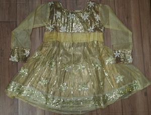 Frock Suit With Chudidar Salwar And Dupatta 🛍