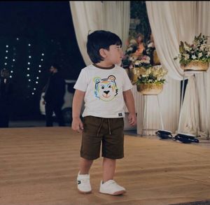 Kids Tiger T-Shirt and Shorts Set