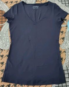 Navy Blue V-Neck T-Shirt