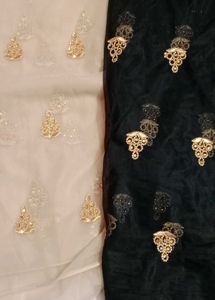 Embroidered net cloth each 2 mts above